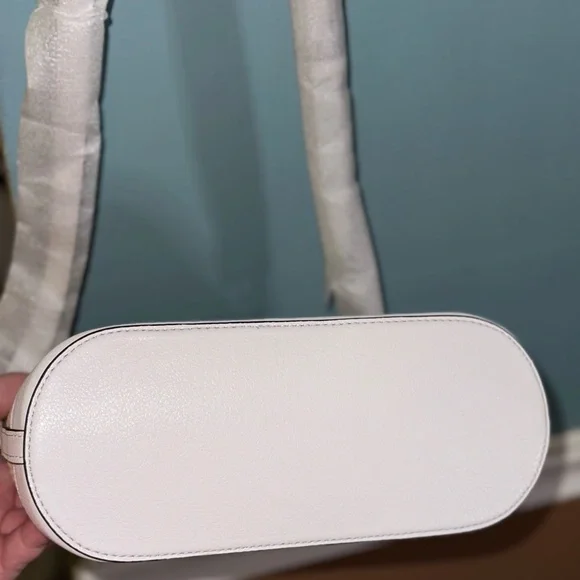 Kate Spade Wicker/White Leather Crossbody - Picture 5 of 8